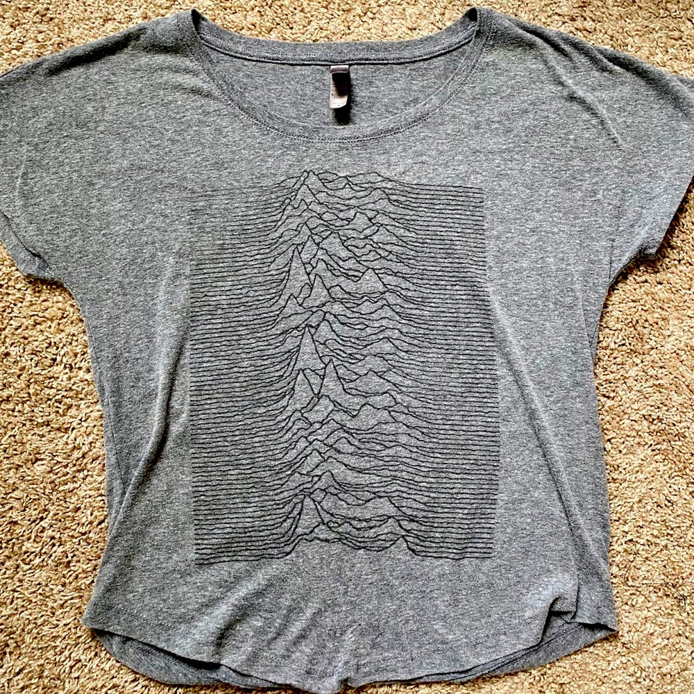 Women’s cut Joy Division band t-shirt by Impact